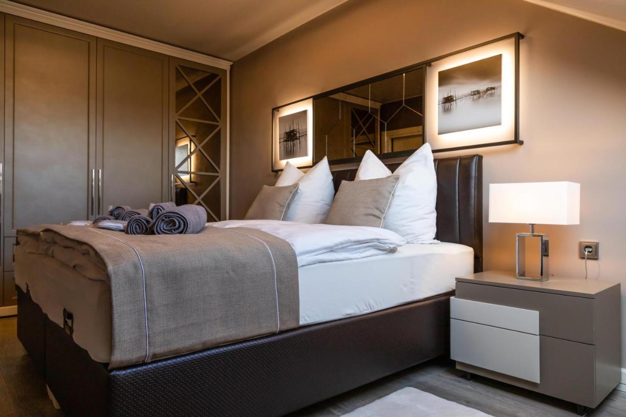 Deluxe Apartment Mit Tiefgarage In Naehe Messe-Bmw-Porsche-Dhl-Flughafen-Flugzeugwerk Der Deutsche Aircraft Лейпциг Экстерьер фото